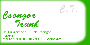 csongor trunk business card